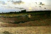 Nils Kreuger afton badande storm septemberafton USA oil painting artist
